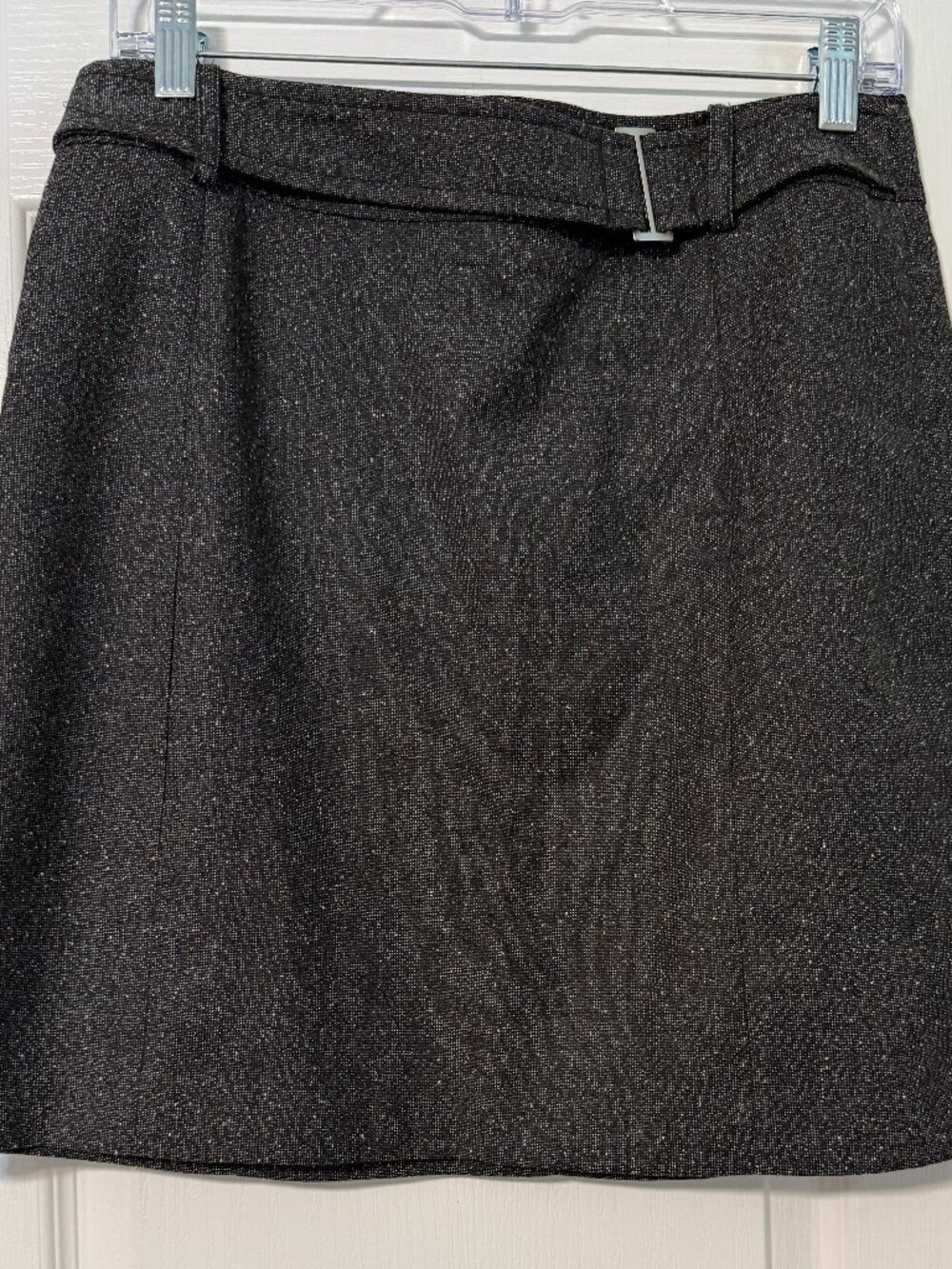 New York & York Co City Stretch CharcoaL Gray Mini Skirt, Size 6